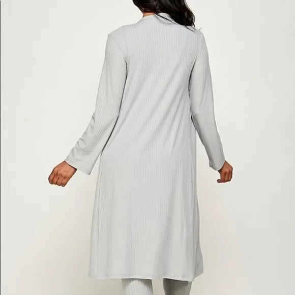 Three Piece Set Cropped Top Pants‎ and Cardigan - Picture 4 of 6